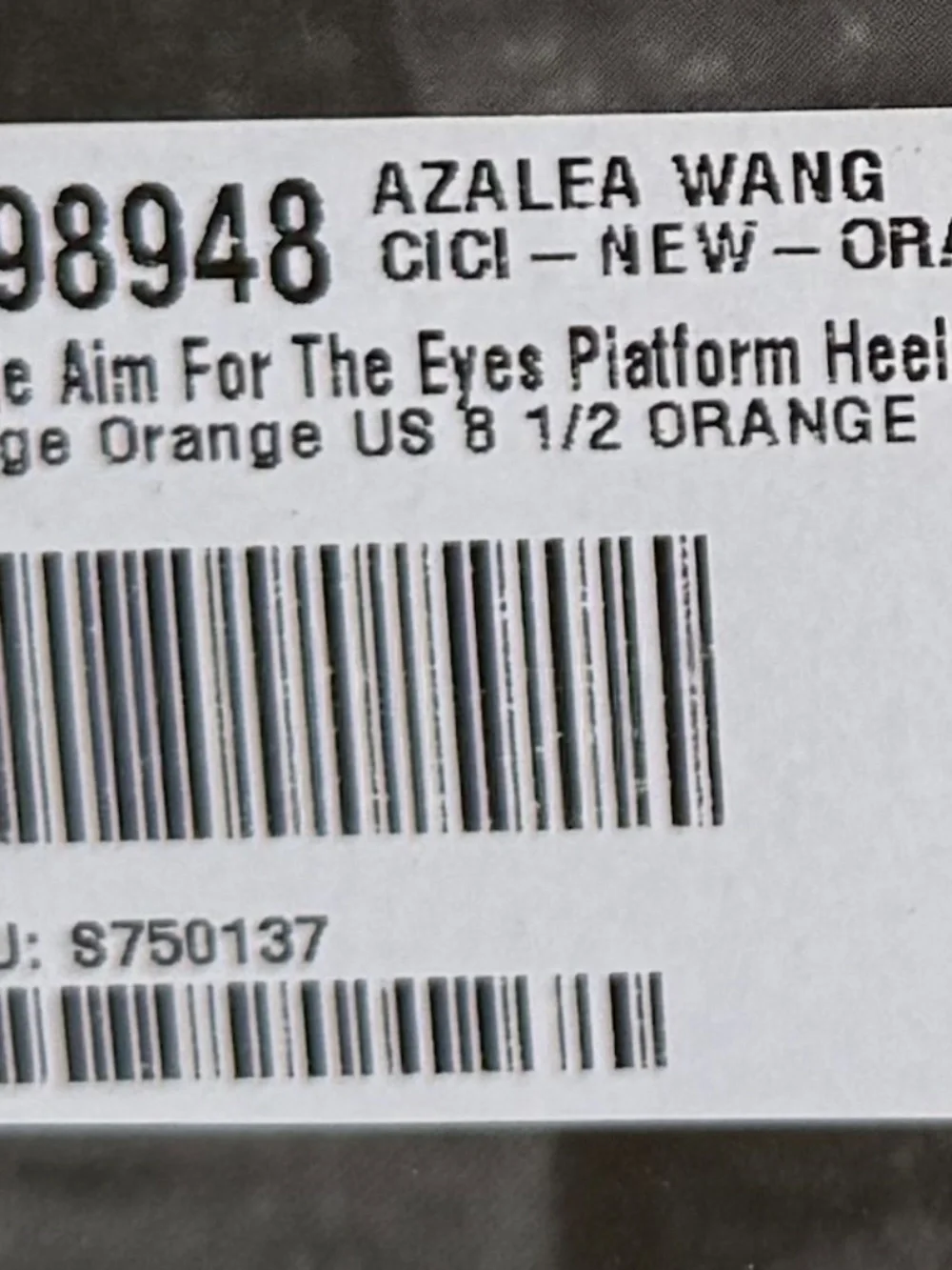 NWT 🔥 Azalea Wang - Cici Orange 